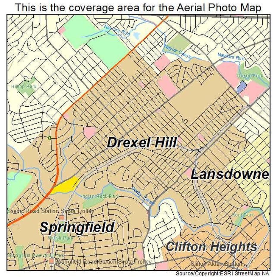 Aerial Photography Map Of Drexel Hill, Pa Pennsylvania, Drexel Hill, United States, Drexel Hill Pa, Drexel Hill Pennsylvania