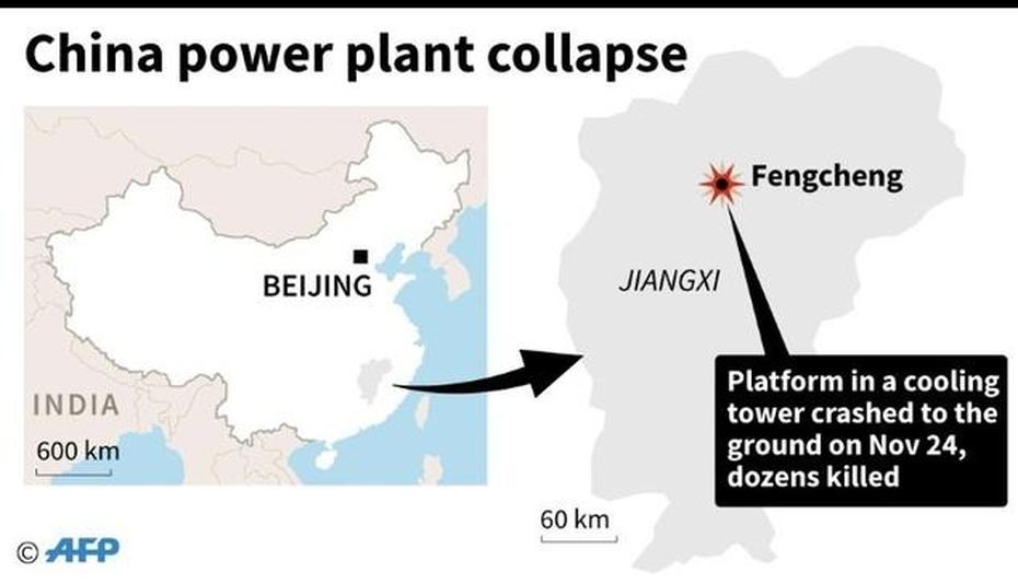 B”13 Held Over China Power Plant Collapse As Toll Hits 74 | Daily Mail …”, Fengcheng, China, Fengcheng, China