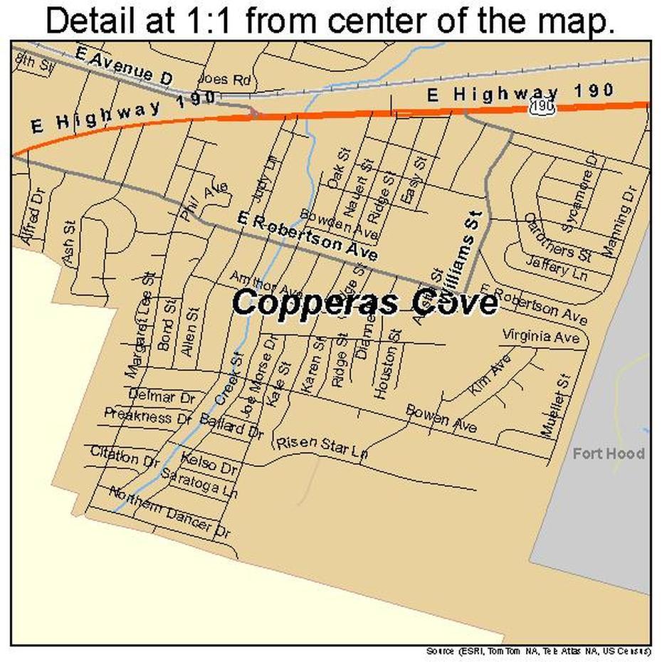 City Of Copperas Cove, Copperas Cove City Park, Texas Street, Copperas Cove, United States