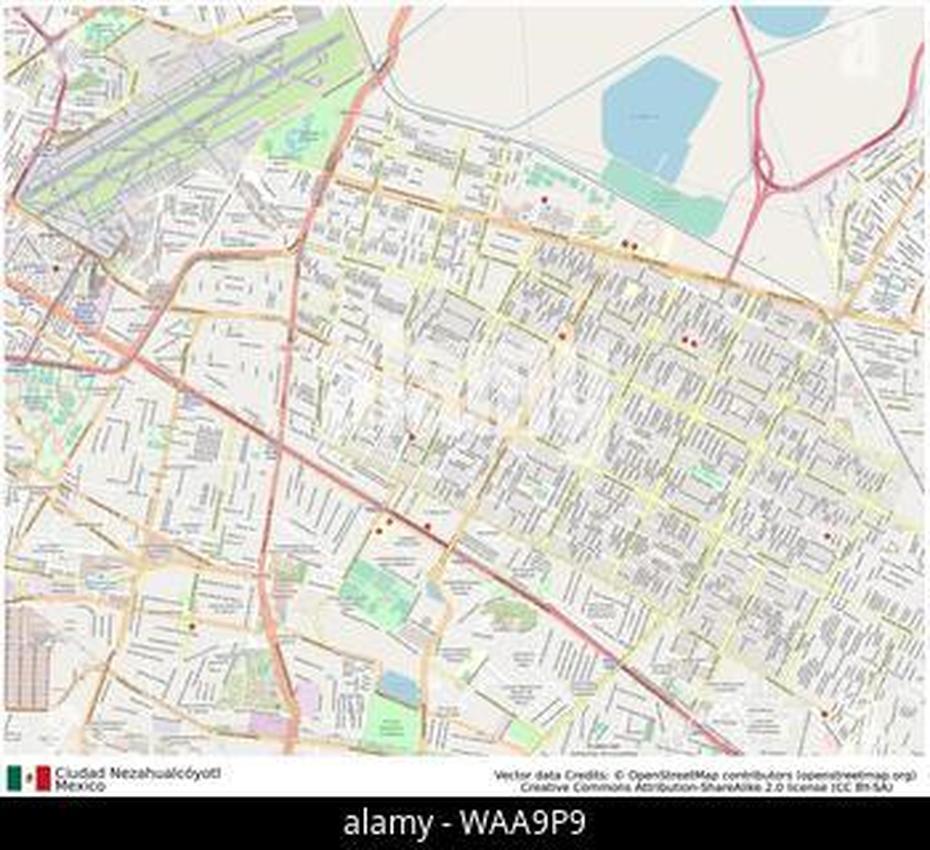 Ciudad Nezahualcoyotl Mexico City Map In Retro Style. Outline Map …, Ciudad Nezahualcóyotl, Mexico, Ciudad De Mexico Distrito Federal, Nezahualcoyotl  Mx