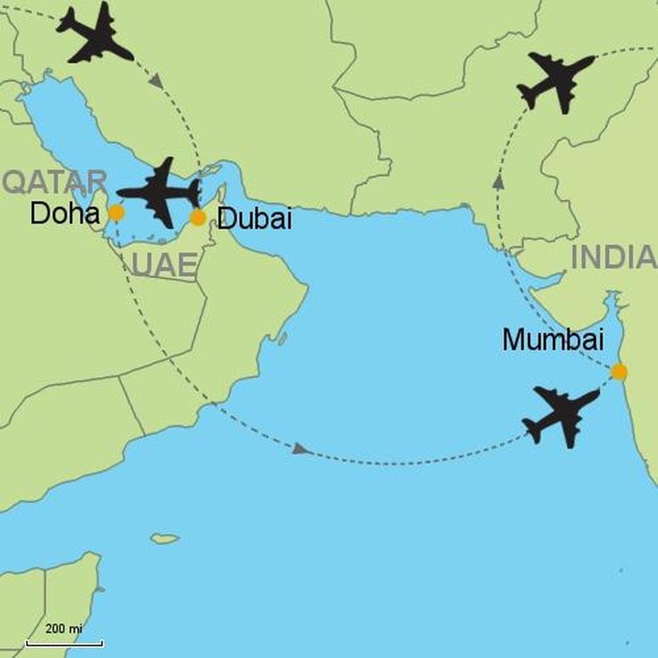 Dubai To India Map | Googlesand, Nādbai, India, Of Dubai Area, Dubai Area