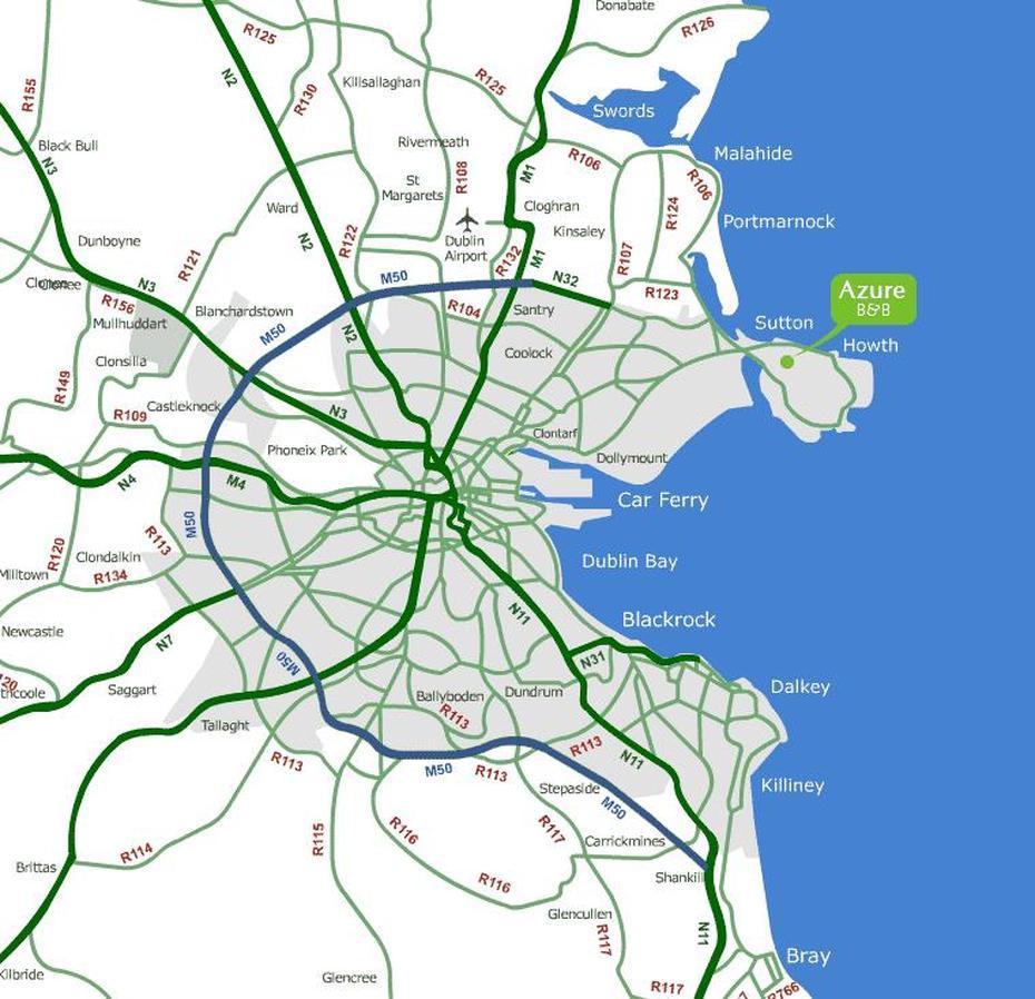 Dublin Map Region City – Map Of Ireland City Regional Political, Dublin, Ireland, Ireland Major Cities, Dublin  Street View