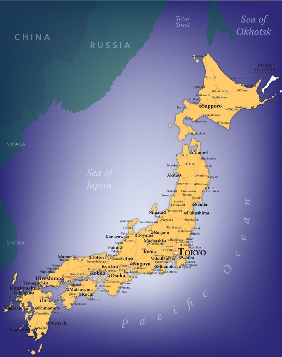 Japan Wall Map | Maps, Ōizumi, Japan, Printable  Japan, Japan  Blank