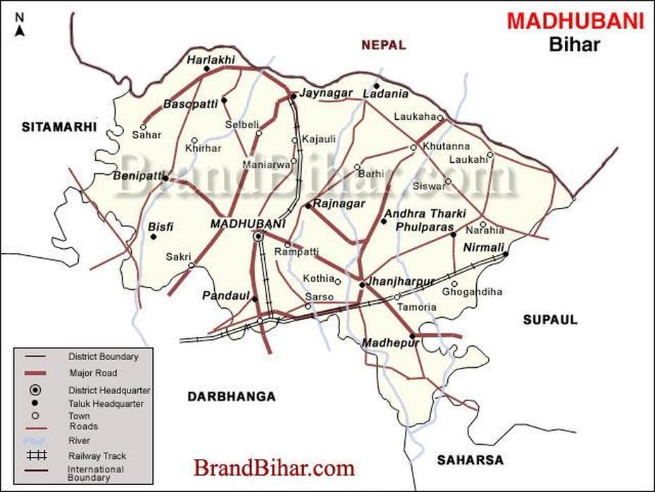 Madhubani Map Of Madhubani Bihar Madhubani District Map, Madhubani, India, Radha Krishna Madhubani, Easy Madhubani