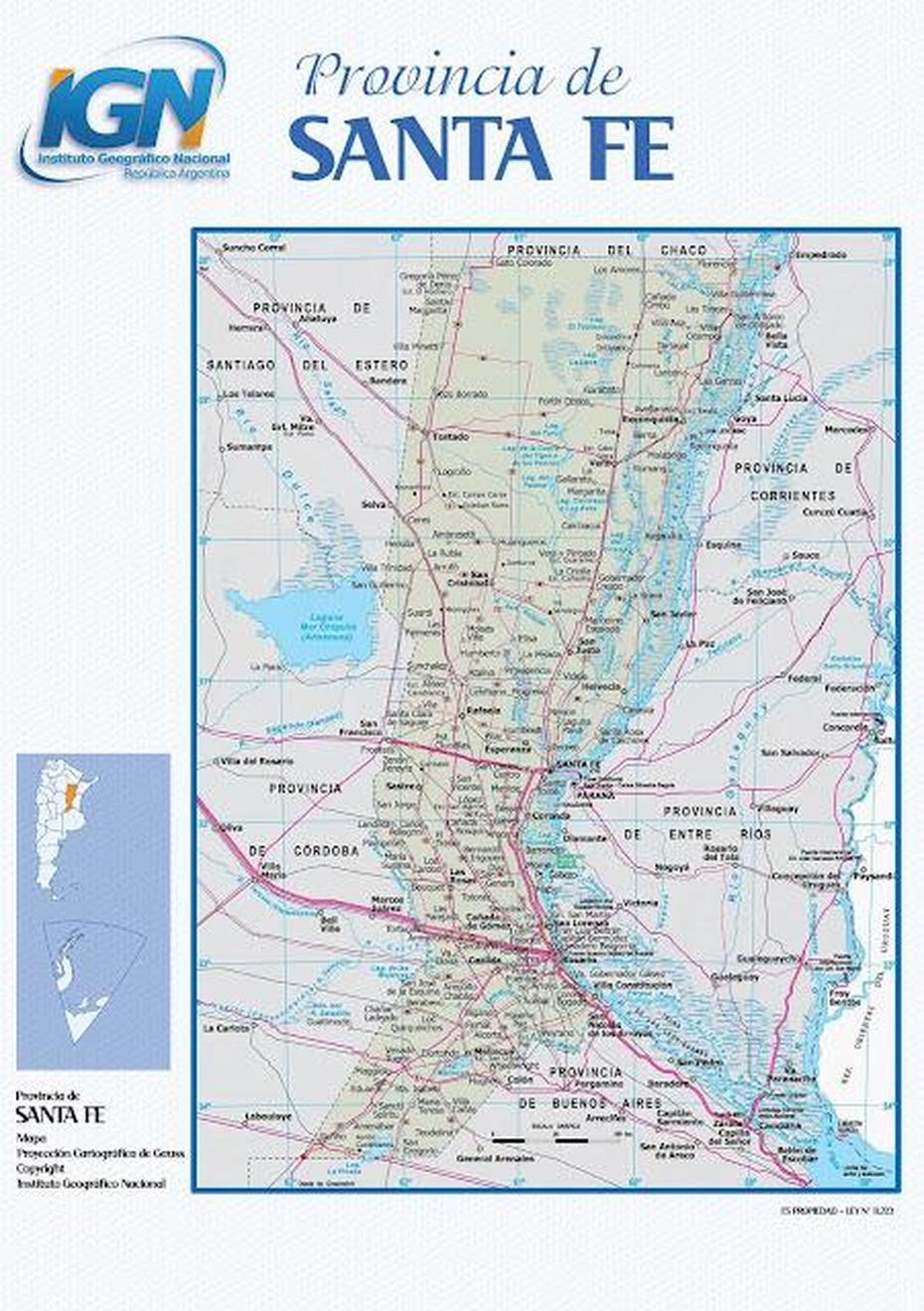 Mapa Da Provincia De Santa Fe – Argentina | Mapasblog, Santa Fe, Argentina, Mendoza, Salta Argentina