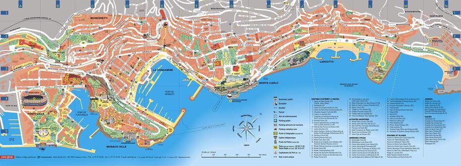 Mapas Imprimidos De Monaco Con Posibilidad De Descargar, Monaco, Monaco, Monaco Harbour, Monaco Vacation