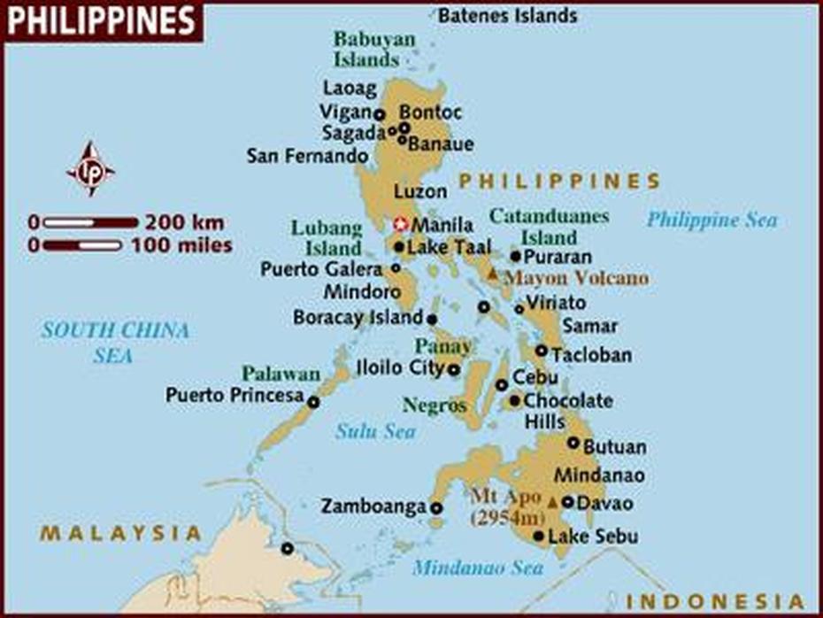 Philippines Map Asia  Country Map Of Philippines, Simunul, Philippines, Simunul, Philippines