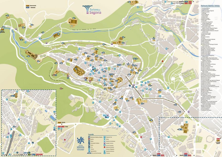 Segovia Tourist Map – 2015 Maps & Atlas | Tourist Map, Map, Segovia, Segovia, Colombia, Spain Tourist Attractions, Central Spain