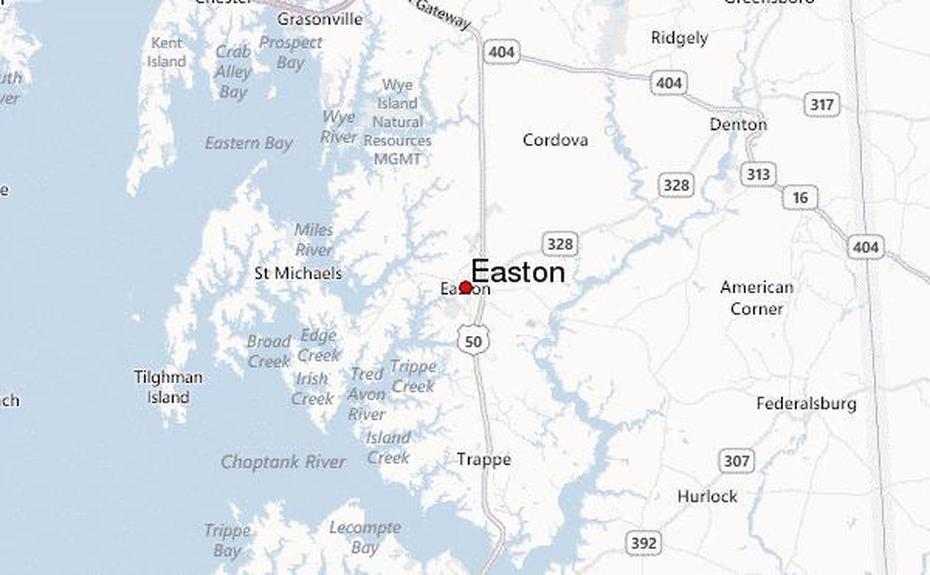 The Whole United States, Showing United States, Easton, Easton, United States