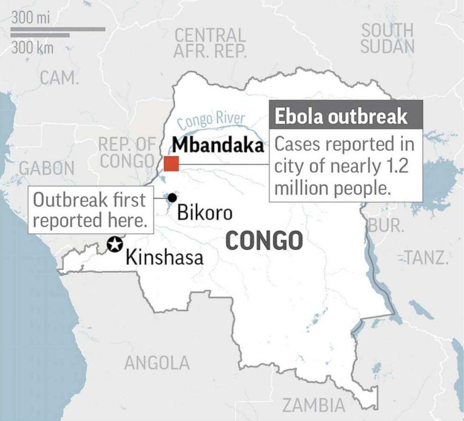 3 New Ebola Cases Confirmed In Large City In Congo, Raising Risk Of …, Mbandaka, Congo (Kinshasa), Kinshasa World, Bukavu Congo