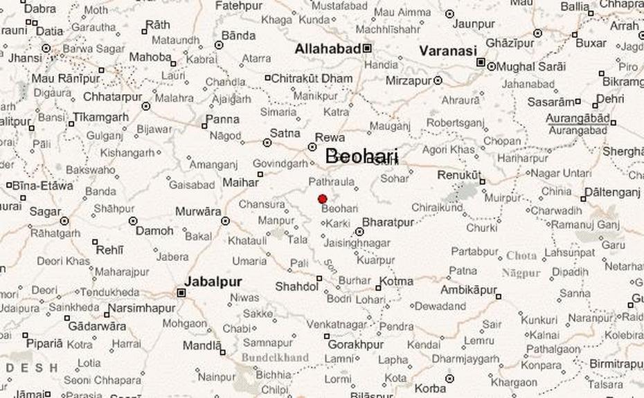 Beohari Location Guide, Beohāri, India, India  With City, India  Drawing