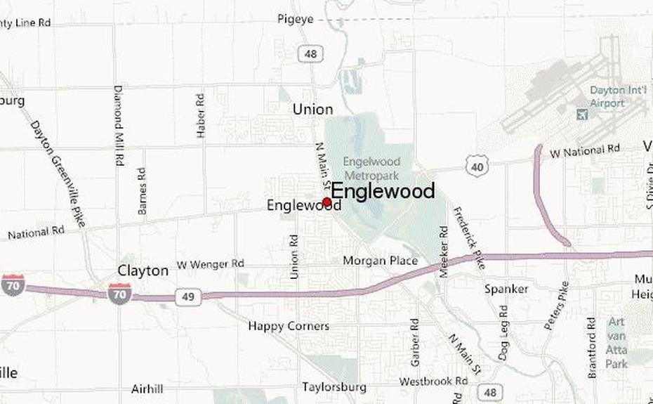 Englewood, Ohio Location Guide, Englewood, United States, Englewood Chicago, Florida Topographic