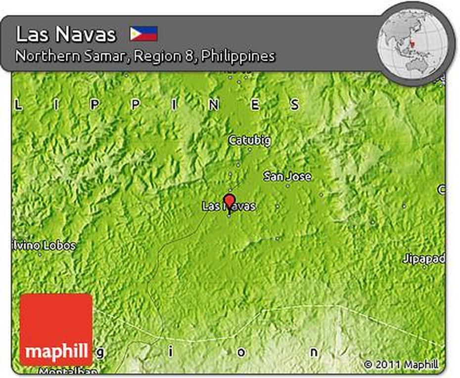 Free Physical Map Of Las Navas, Las Navas, Philippines, Las Navas De Tolosa, Keylor Navas Paris Saint Germain