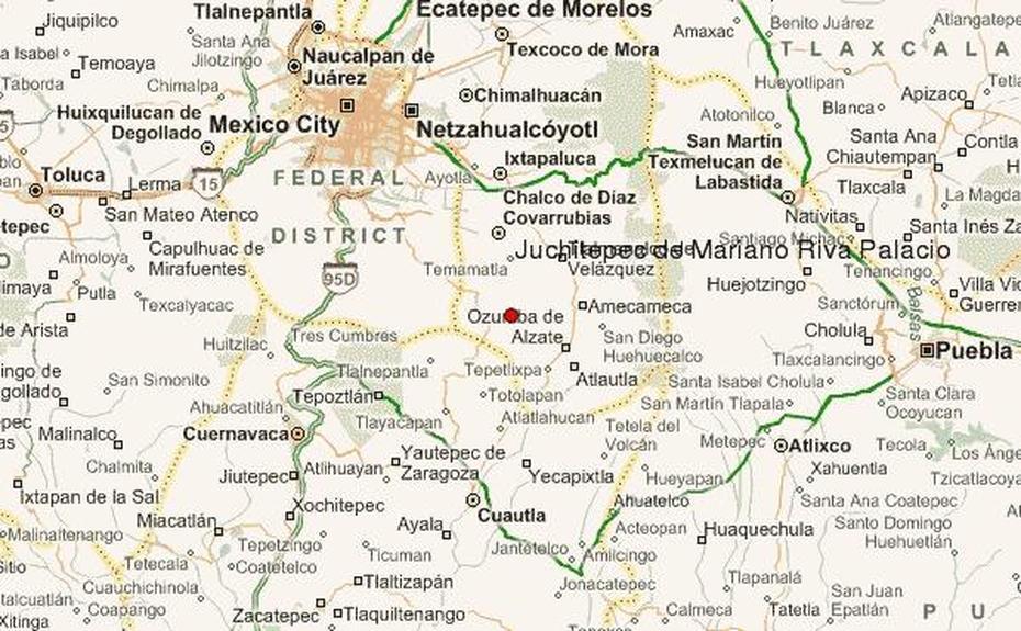 Guia Urbano De Juchitepec De Mariano Riva Palacio, Juchitepec, Mexico, Ciudades De Mexico A, Estados De Mexico