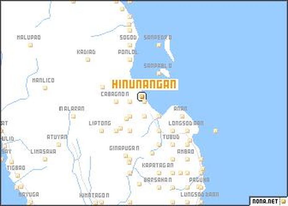 Hinunangan (Philippines) Map – Nona, Hinunangan, Philippines, Philippines City, Philippines  Cities