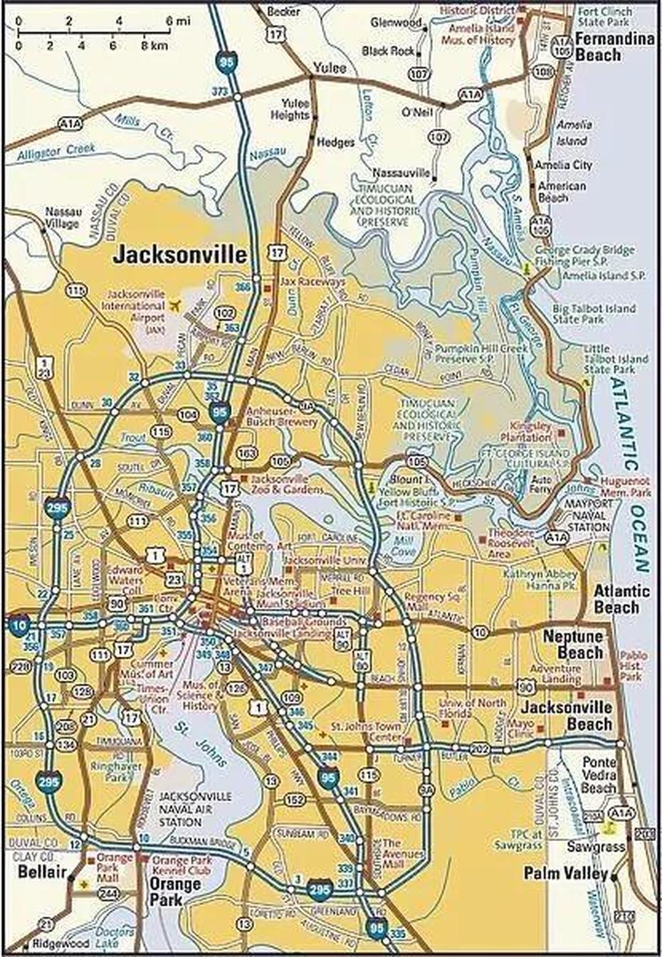 Jacksonville Usa, Jacksonville Florida Area, Poster, Jacksonville, United States