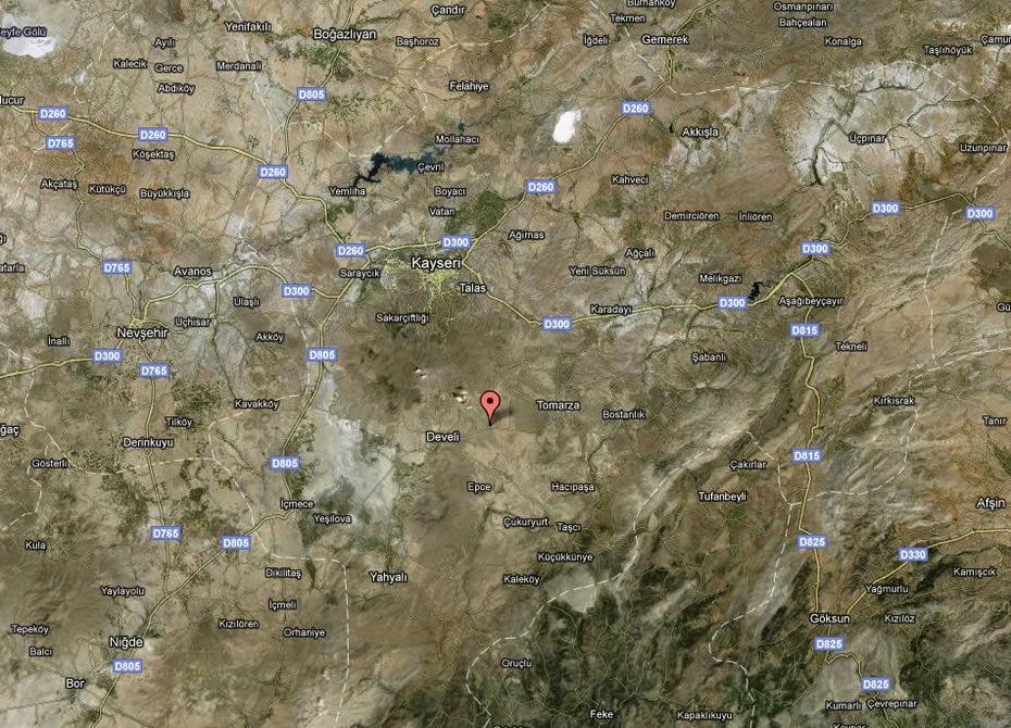 Kayseri Map, Kayseri, Turkey, Kayseri Erciyes, Tarsus Turkey