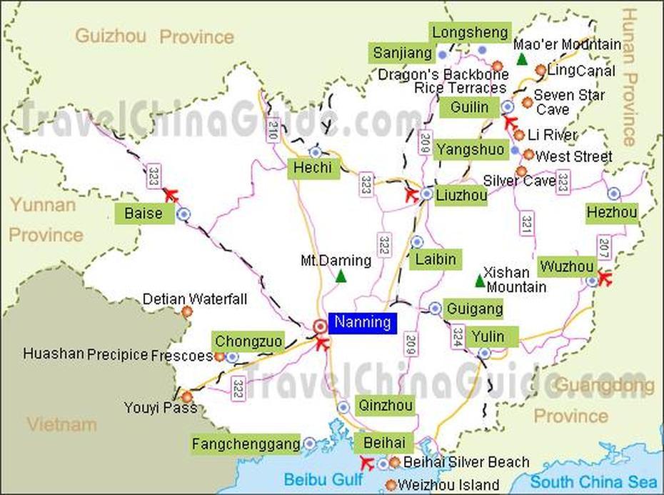 Liuzhou Map – Toursmaps, Liuzhou, China, Guangxi Province China, Laibin China