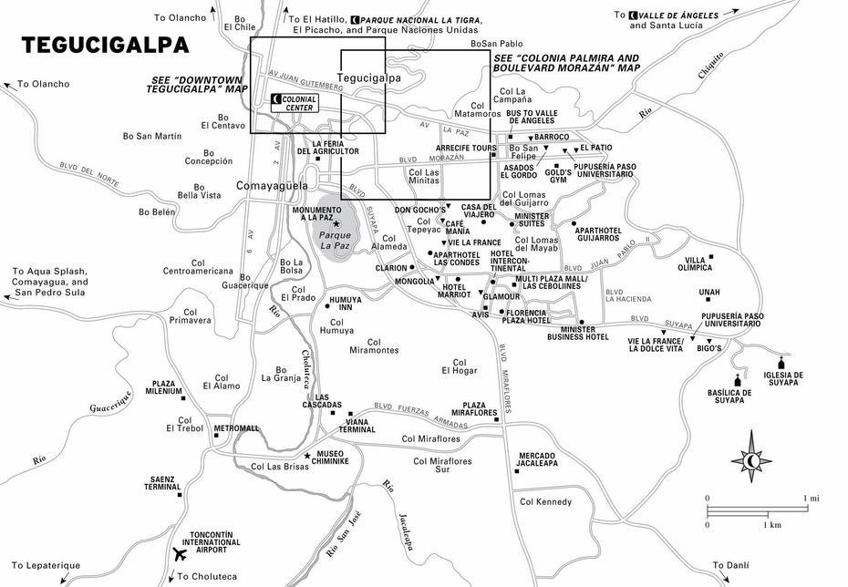 Mapas Detallados De Tegucigalpa Para Descargar Gratis E Imprimir, Tegucigalpa, Honduras, Copan Honduras, Honduras Capital City