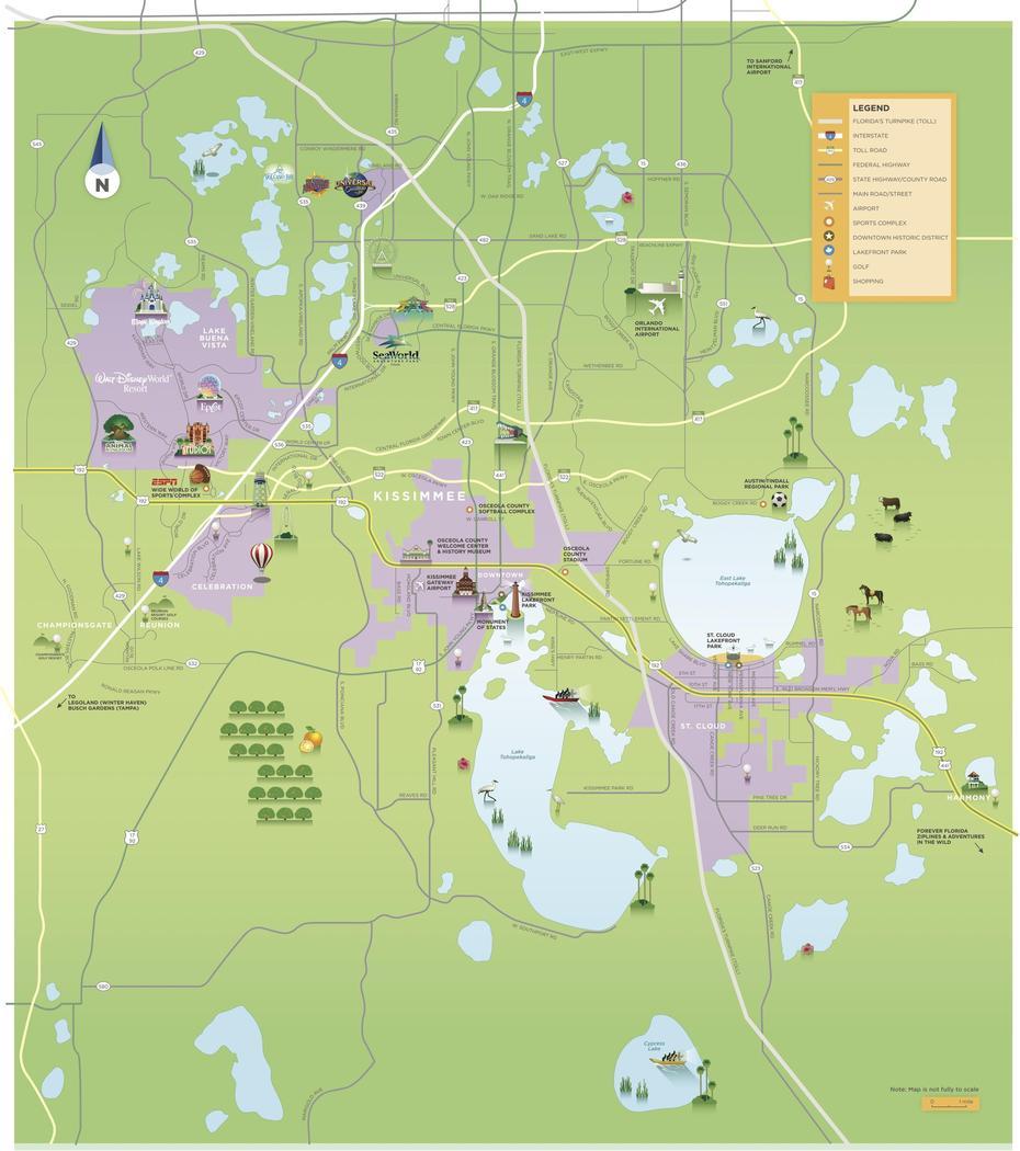 Maps & Area Guides | Experience Kissimmee – Central Florida Attractions …, Kissimmee, United States, Kissimmee City, Lake Kissimmee State Park