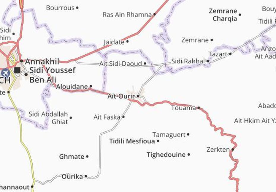 Michelin Ait-Ourir Map – Viamichelin, Ait Ourir, Morocco, Ben Haddou Morocco, Ait Ben Haddou Morocco