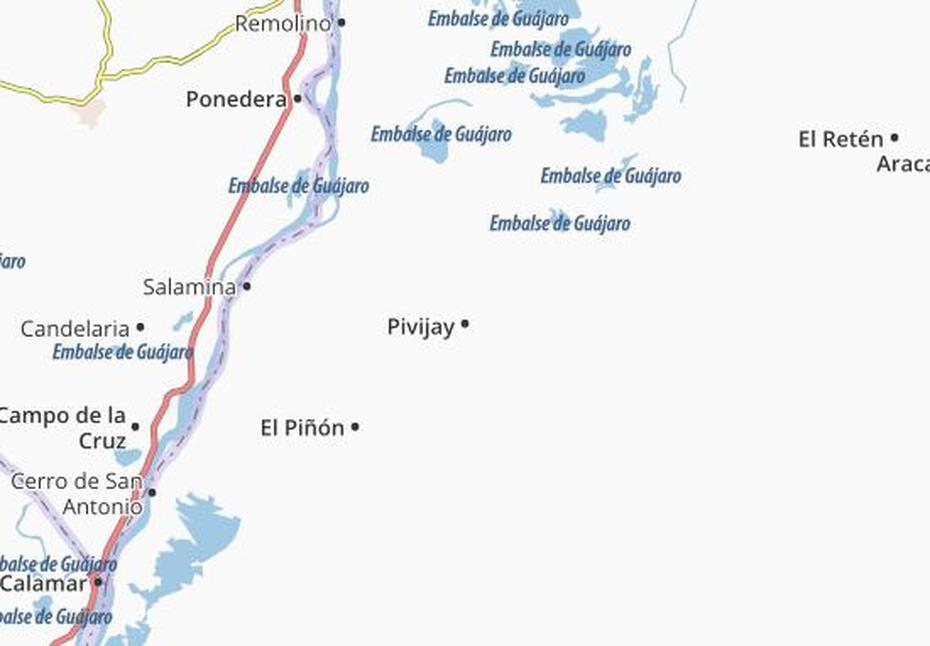 Michelin Pivijay Map – Viamichelin, Pivijay, Colombia, Colombia Outline, Colombia Road