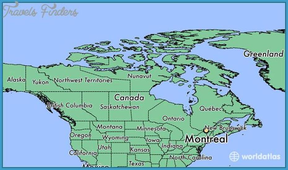 Montreal Map – Travelsfinders, Montréal, Canada, Of Old Montreal, Street  Of Montreal