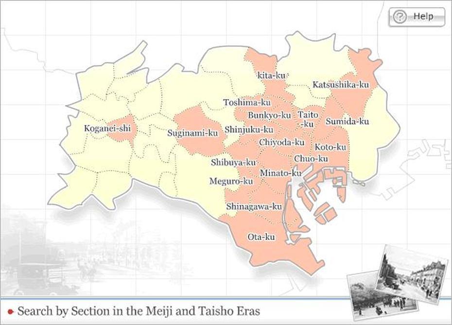 Search By Map:Search By Present-Day Section:Tokyo | The Meiji And …, Katsushika-Ku, Japan, Chiyoda Japan, Fushimi Inari  Shrine