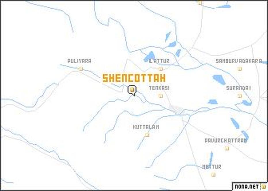 Shencottah (India) Map – Nona, Shencottah, India, Easy India, India  Simple