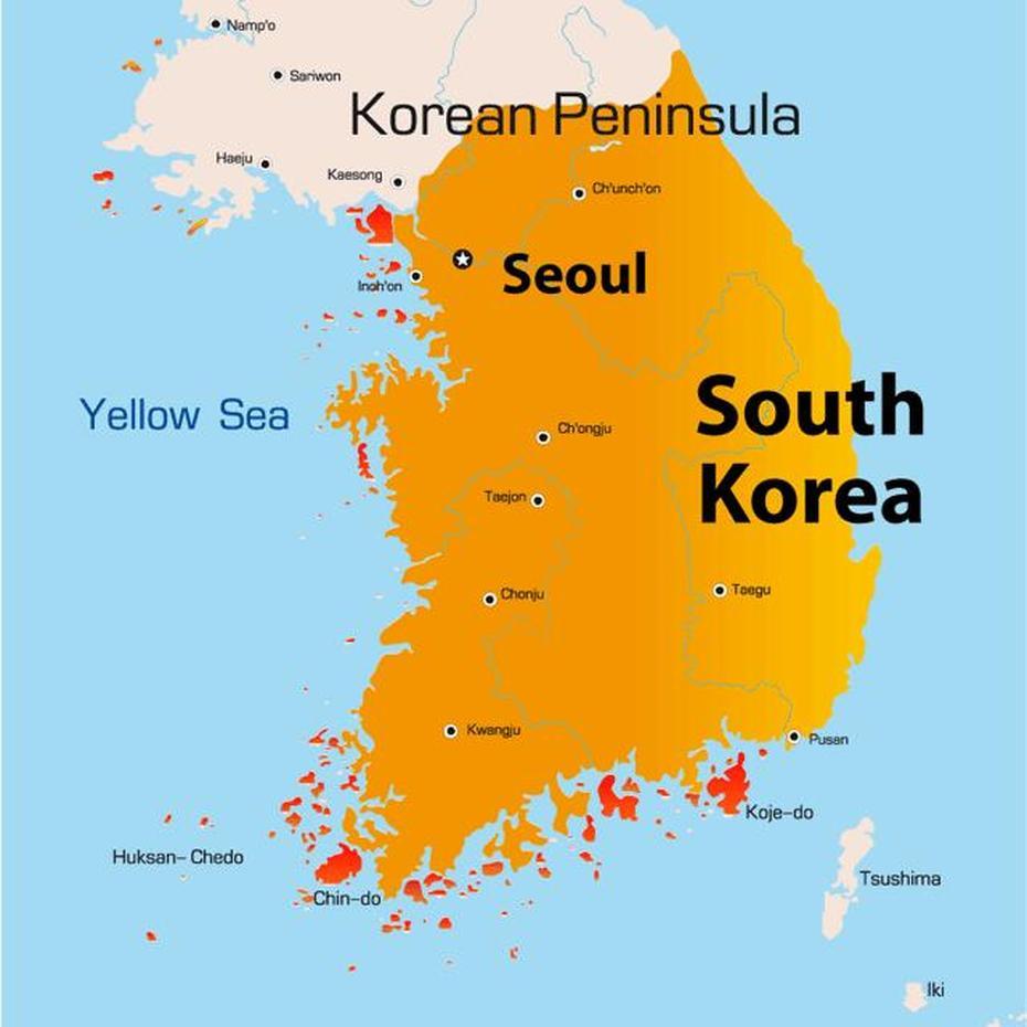 South Korea Geography, South Korea Physical, Guide, Kumi, South Korea