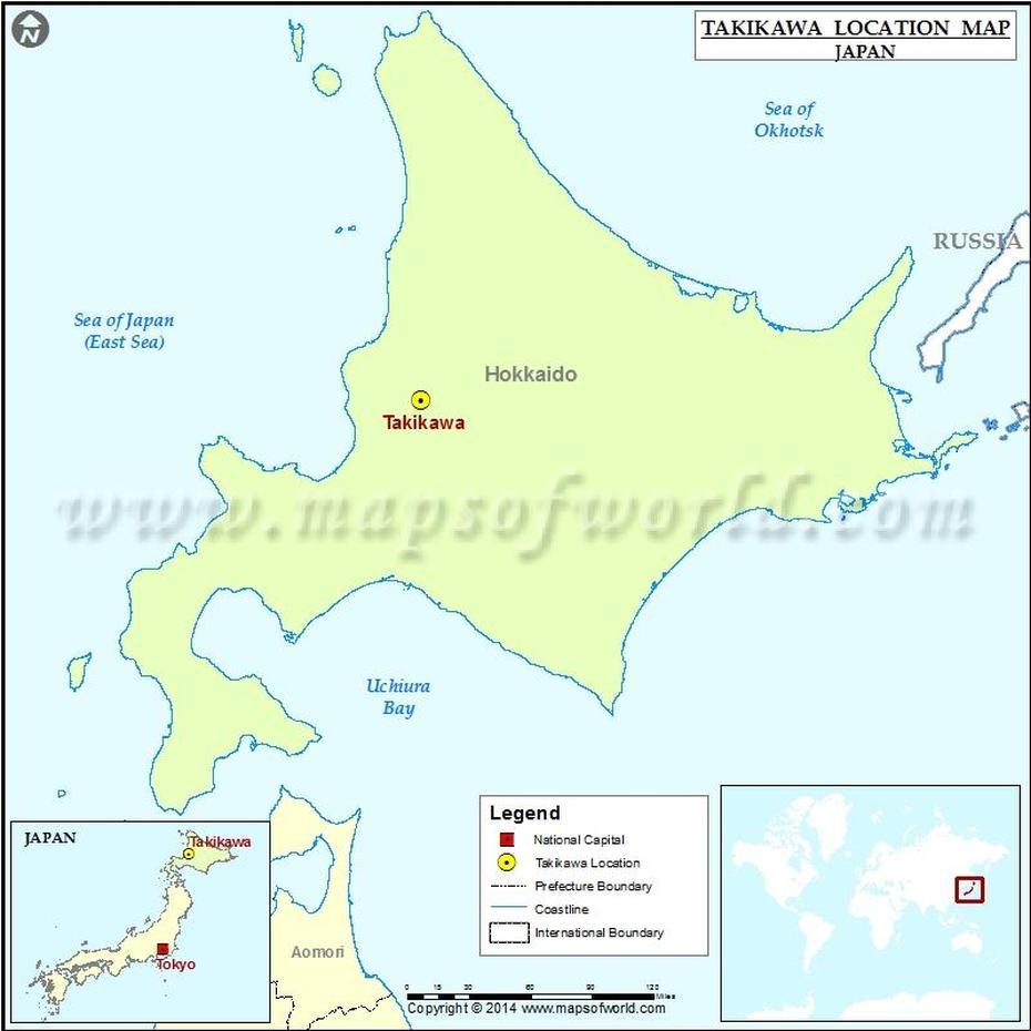 Where Is Takikawa | Location Of Takikawa In Japan Map, Takikawa, Japan, Canola  Flower, Canola Flower  Fields