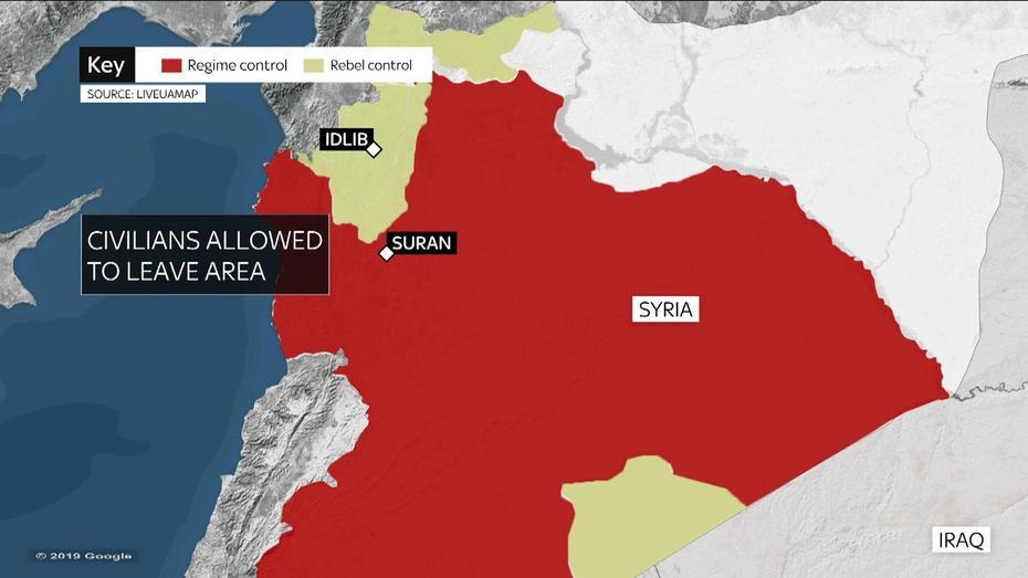 B”Syria Opens Humanitarian Corridor For Civilians To Flee Last Rebel …”, Şūrān, Syria, Suran  Kpop, Suran  Suga
