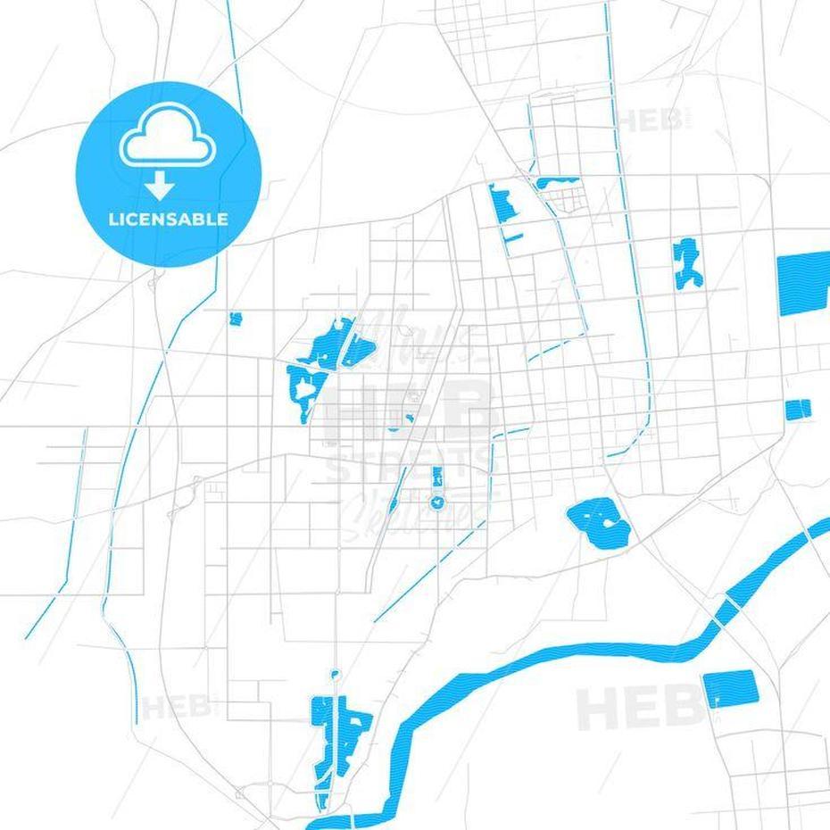 Binzhou, China Pdf Vector Map With Water In Focus – Hebstreits Sketches …, Binzhou, China, Xiamen  Location, Putian China