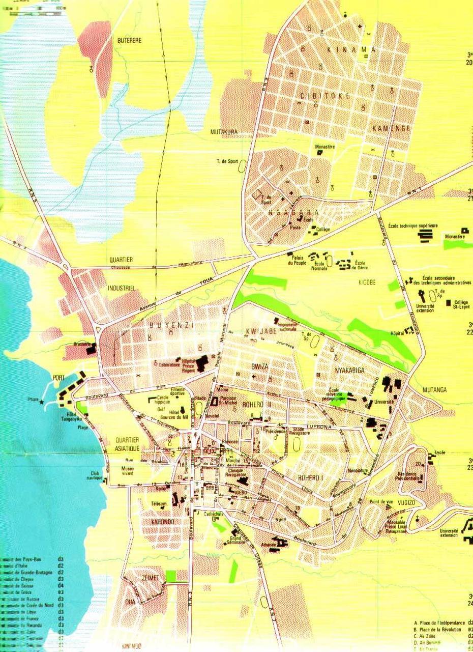 Bujumbura Map ~ Online Map, Bujumbura, Burundi, Burundi Provinces, Ville De Bujumbura