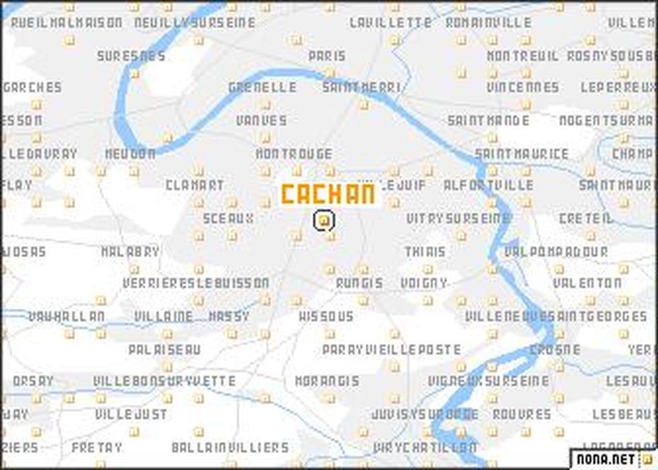 Cachan (France) Map – Nona, Cachan, France, Logis De France, Barbizon  Nyc