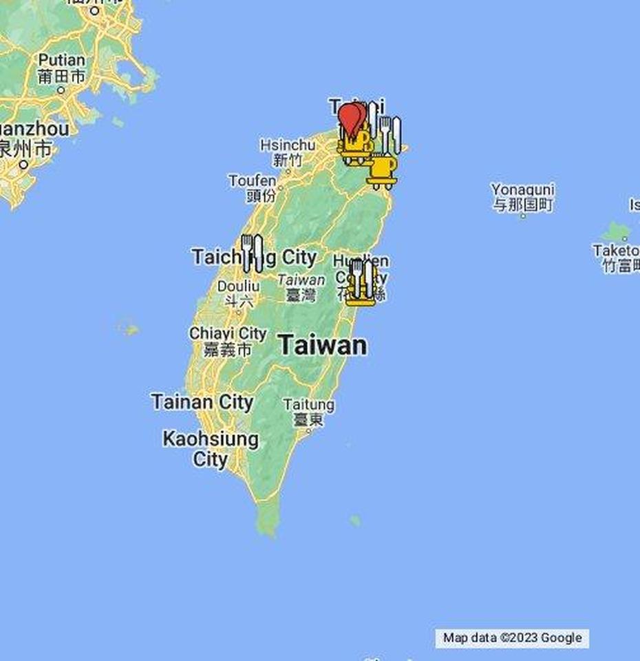 China  With Taiwan, Taiwan  Outline, Taiwan, Gukeng, Taiwan