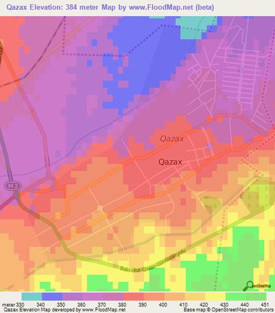 Elevation Of Qazax,Azerbaijan Elevation Map, Topography, Contour, Qazax, Azerbaijan, South Azerbaijan, Azerbaijan Geography