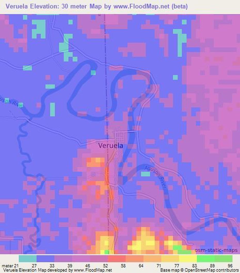 Elevation Of Veruela,Philippines Elevation Map, Topography, Contour, Veruela, Philippines, Philippine  No Label, Big Philippine