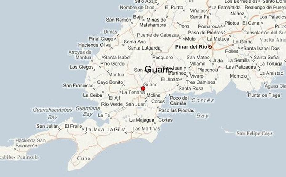 Guane Location Guide, Guane, Cuba, Pinar Del  Rio, Pinar Del Rio Cuba Guane