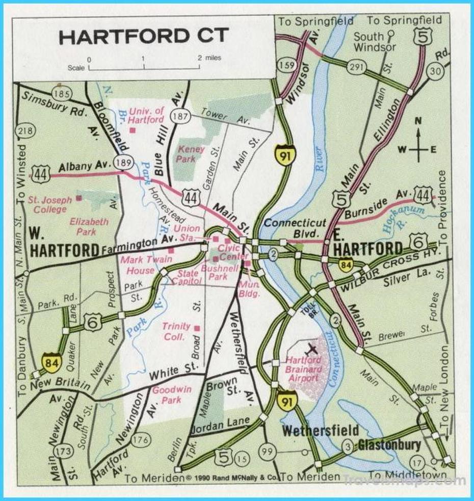 Where Is Hartford? – Hartford Map – Map Of Hartford – Travelsmaps, Hartford, United States, United States  Simple, Cool United States