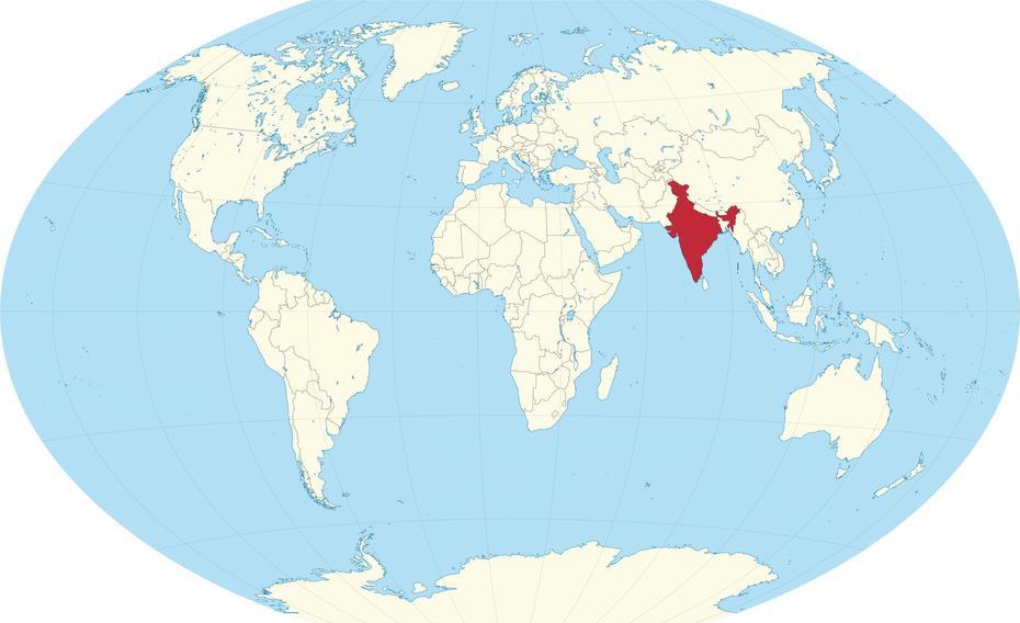 India On World Map: Surrounding Countries And Location On Asia Map, Mundi, India, India  Art, India Amundi