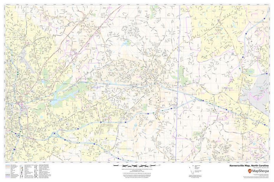 Kernersville, Nc Map, Kernersville, United States, Street  Of Kernersville Nc, Kernersville Nc 27284