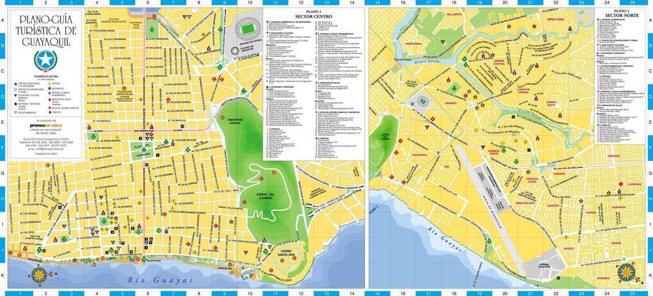 Mapas Detallados De Guayaquil Para Descargar Gratis E Imprimir, Guayaquil, Ecuador, Ecuador Airport, Ecuador Tourist