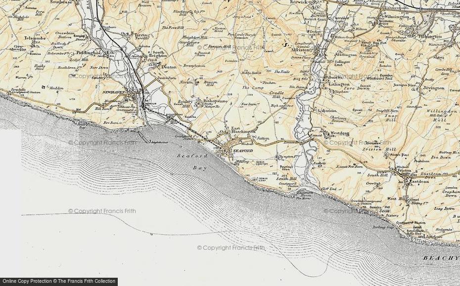 Old Maps Of Seaford, Sussex – Francis Frith, Seaford, United Kingdom, Cromer  Beach, Cromer  Promenade