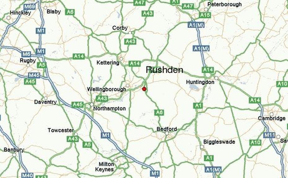Rushden Northamptonshire, United Kingdom Letters, Location Guide, Rushden, United Kingdom