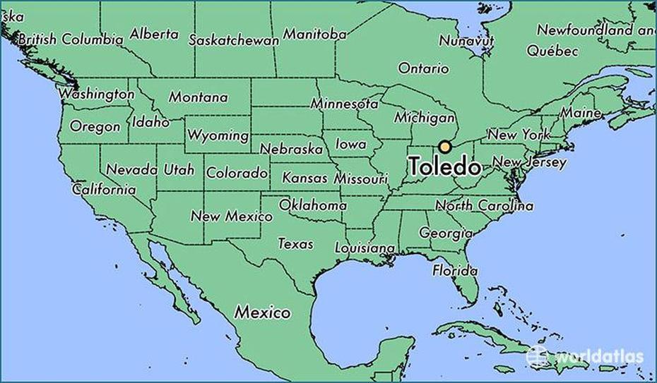 Where Is Toledo, Oh? / Toledo, Ohio Map – Worldatlas, Toledo, United States, United States  50 States, United States  Puzzle