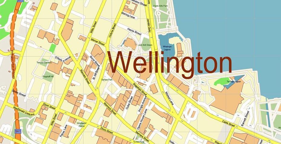 Wellington Harbour, Wellington Attractions, City Plan, Wellington, New Zealand