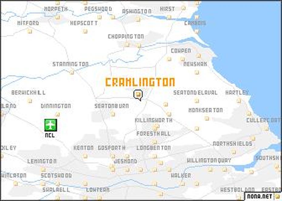 Cramlington (United Kingdom) Map – Nona, Cramlington, United Kingdom, Gravesend  London, Tilbury England