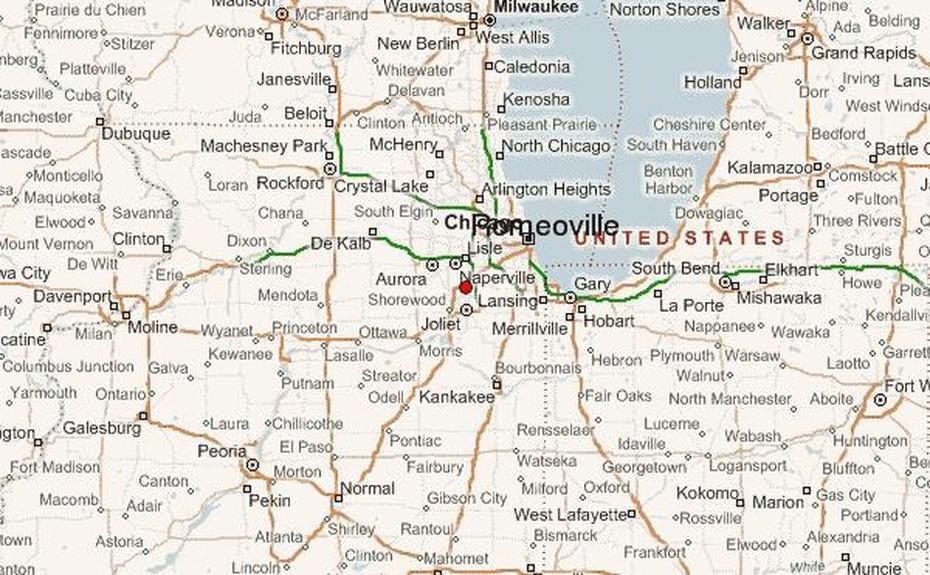 Detailed United States, United States Color, Forecast, Romeoville, United States