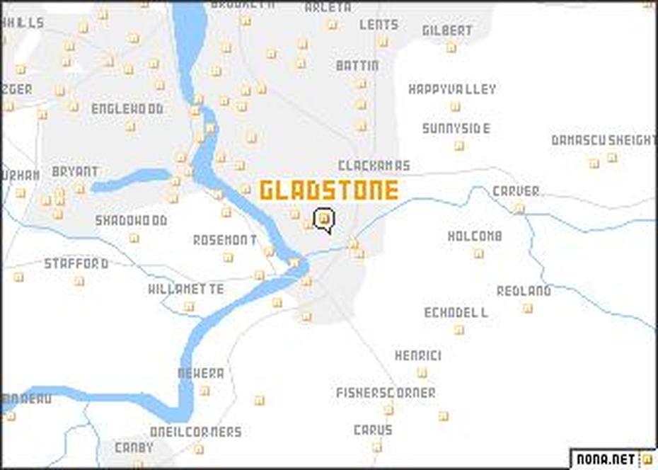 Gladstone (United States – Usa) Map – Nona, Gladstone, United States, Gladstone City, Gladstone Mi